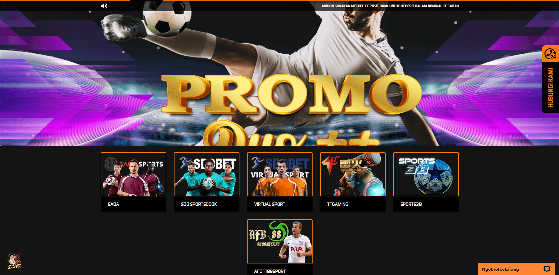Pasaran taruhan olahraga dengan odds kompetitif